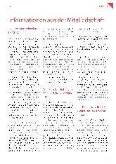 Vorschauseite 1: Informationen aus der Mitgliedschaft