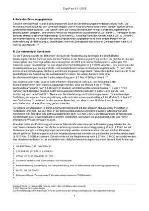 Vorschauseite 6: Behördenbetreuer oder Betreuungsbehörde?