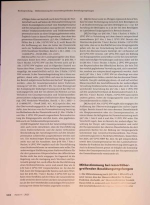 Vorschauseite 1: Mitbestimmung bei ressortübergreifenden Besoldungsregelungen