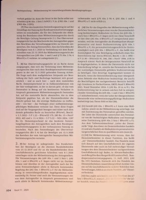 Vorschauseite 3: Mitbestimmung bei ressortübergreifenden Besoldungsregelungen