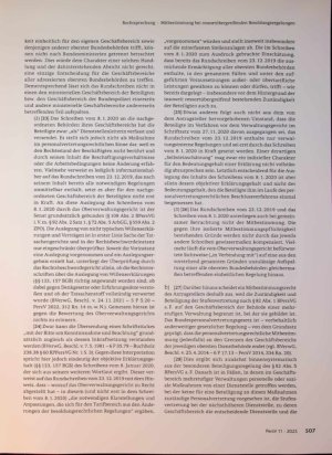 Vorschauseite 6: Mitbestimmung bei ressortübergreifenden Besoldungsregelungen