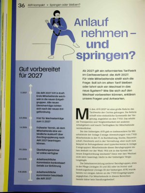 Vorschauseite 1: Anlauf nehmen - und springen?