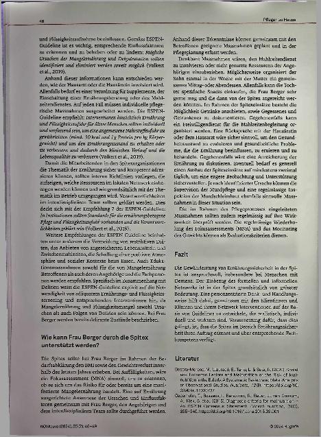 Vorschauseite 3: Essen zu Hause - die Spitex unterstützt
