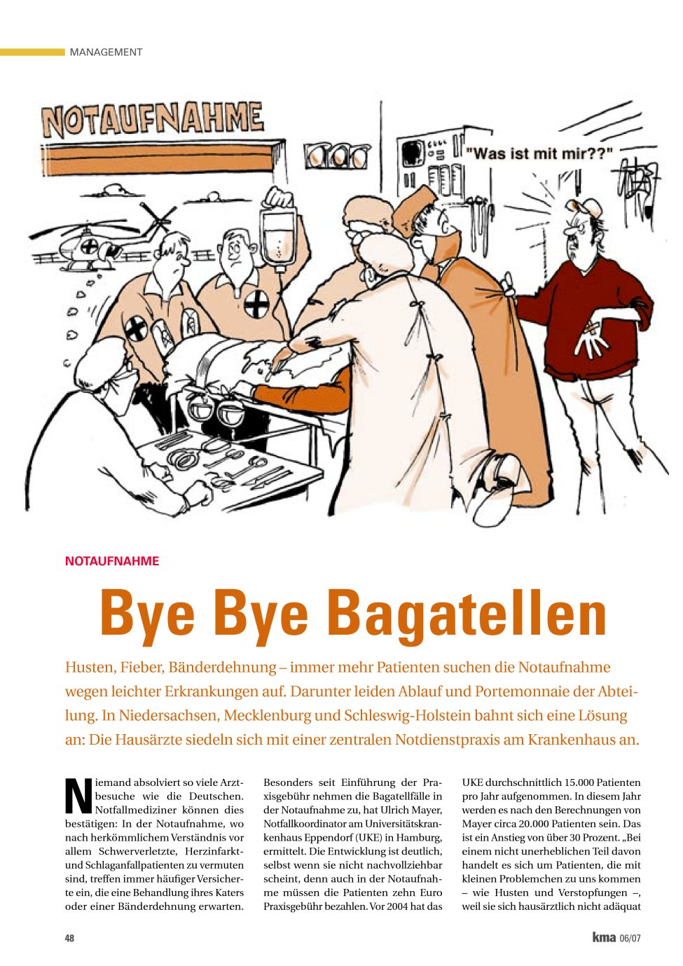 Vorschauseite 1: Bye Bye Bagatellen