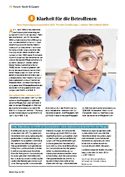 Vorschauseite 1: Klarheit für die Betroffenen