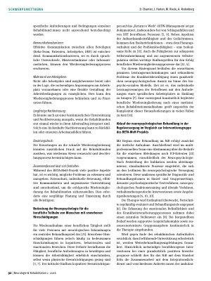 Vorschauseite 3: Interprofessionelle BETA-MeH-Kooperation zwischen klinischer und betrieblicher Rehabilitation: Sicht der Reha-Klinik