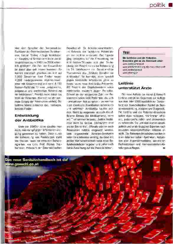Vorschauseite 2: Resistente Gefahr