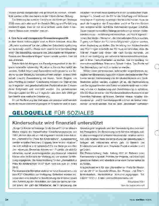 Vorschauseite 4: Gemeinsame Stellungnahme zur Konsultation „EU 2020