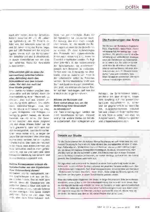 Vorschauseite 2: Nachtdienst: Körper in Alarmbereitschaft