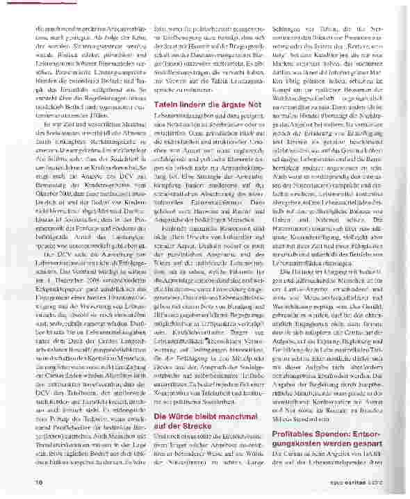 Vorschauseite 2: Mit Tafeln allein lässt sich Armut nicht bekämpfen