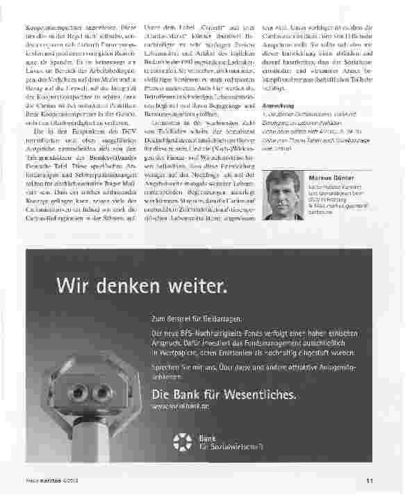 Vorschauseite 3: Mit Tafeln allein lässt sich Armut nicht bekämpfen