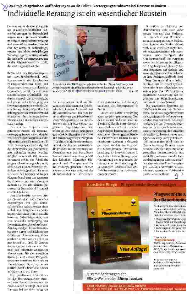 Vorschauseite 1: Individuelle Beratung ist ein wesentlicher Baustein