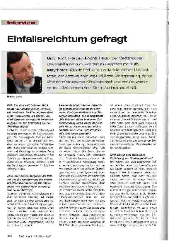 Vorschauseite 1: Einfallsreichtum gefragt
