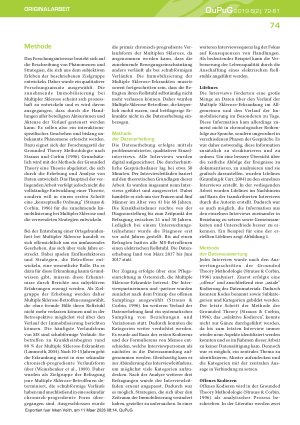 Vorschauseite 3: Verlauf der Immobilisierung bei Multipler Sklerose – Eine qualitative Studie aus Sicht der Betroffenen