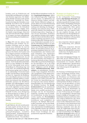 Vorschauseite 6: Verlauf der Immobilisierung bei Multipler Sklerose – Eine qualitative Studie aus Sicht der Betroffenen