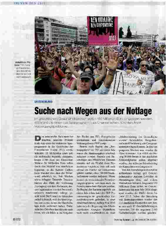 Vorschauseite 1: Suche nach Wegen aus der Notlage