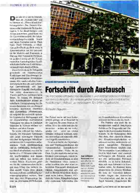 Vorschauseite 1: Fortschritt durch Austausch