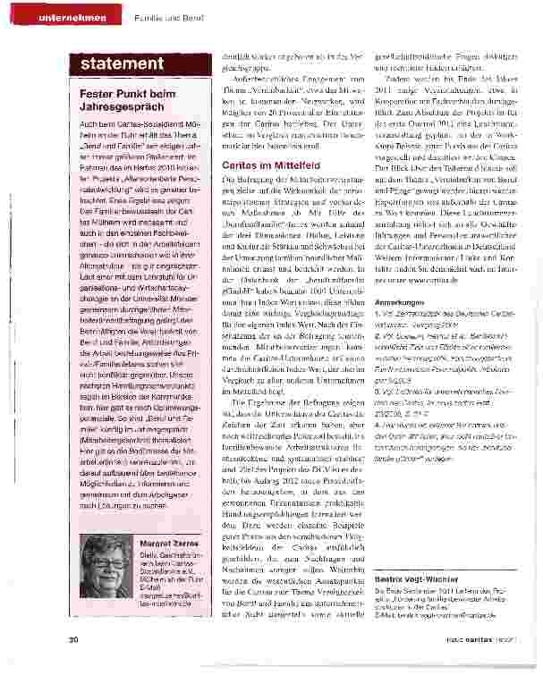 Vorschauseite 3: Wer Fachkräfte will, muss Vereinbarkeit bieten