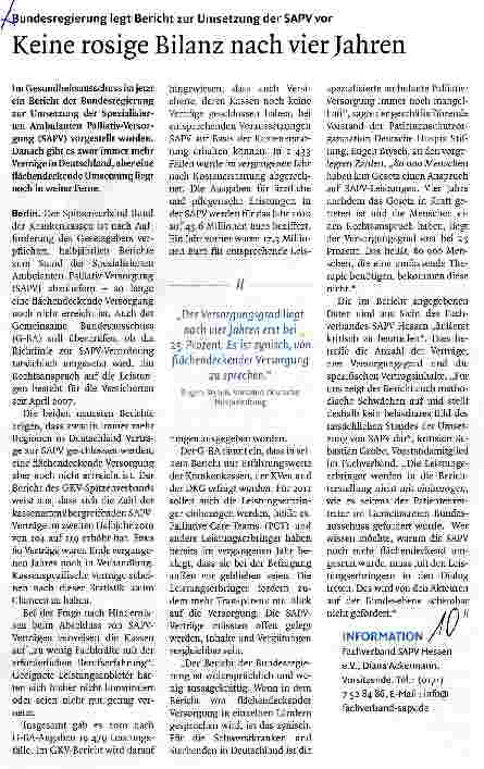 Vorschauseite 1: Keine rosige Bilanz nach vier Jahren