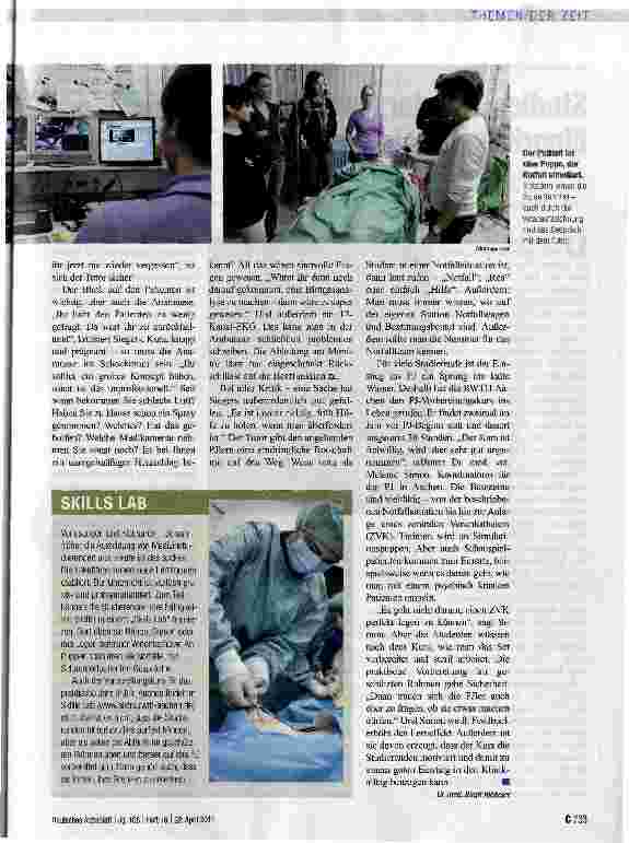 Vorschauseite 2: Fit für die Klinik