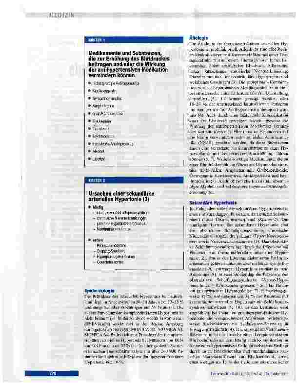 Vorschauseite 2: Behandlungsstrategien bei therapierefraktärer arterieller Hypertonie