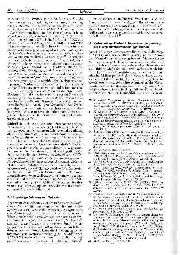Vorschauseite 3: Pharmakologisches Neuro-Enhancement als Rechtsproblem