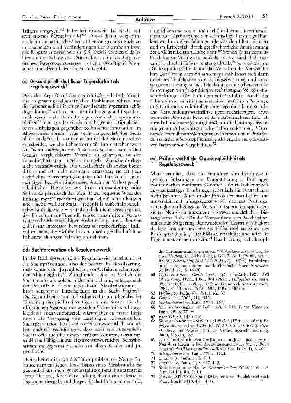 Vorschauseite 6: Pharmakologisches Neuro-Enhancement als Rechtsproblem