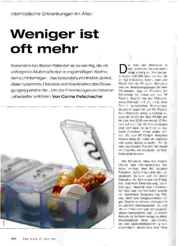 Vorschauseite 1: Weniger ist oft mehr