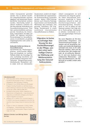 Vorschauseite 5: Zwischen Versorgungsdruck und Integrationspotenzial Teamarbeit in Zeiten des Fachkräftemangels