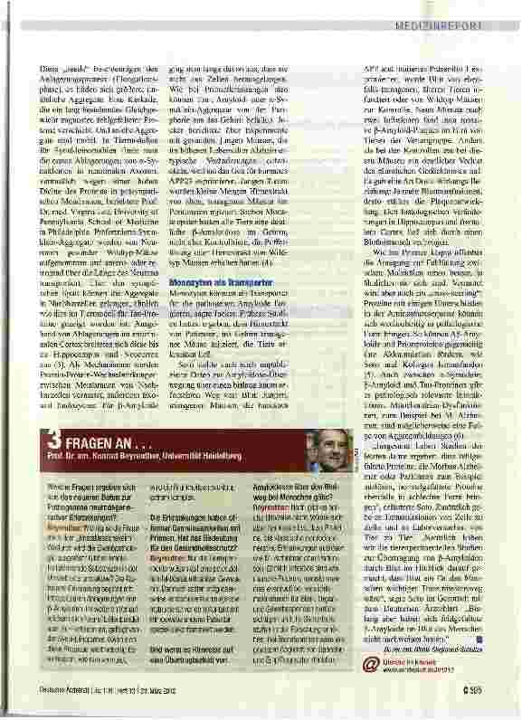 Vorschauseite 2: Gemeinsamkeiten mit Prionen