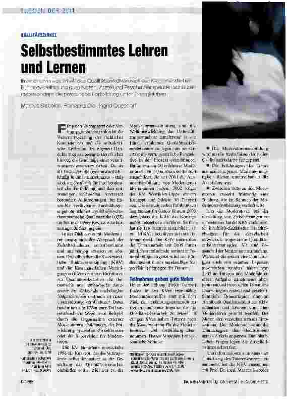 Vorschauseite 1: Selbstbestimmtes Lehren und Lernen