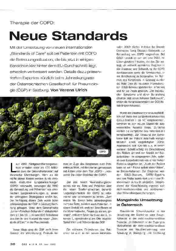 Vorschauseite 1: Neue Standards