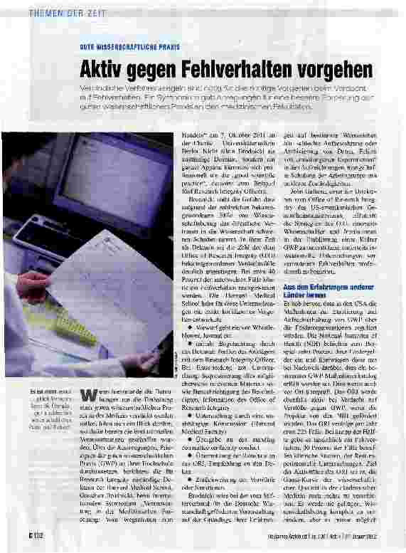 Vorschauseite 1: Aktiv gegen Fehlverhalten vorgehen