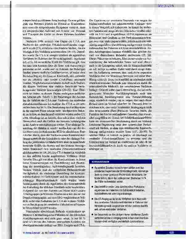 Vorschauseite 6: Apparative Zusatzverfahren bei der Hirntoddiagnostik