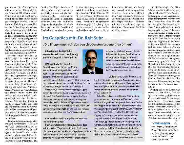 Vorschauseite 2: Die Pflege bleibt in der Familie