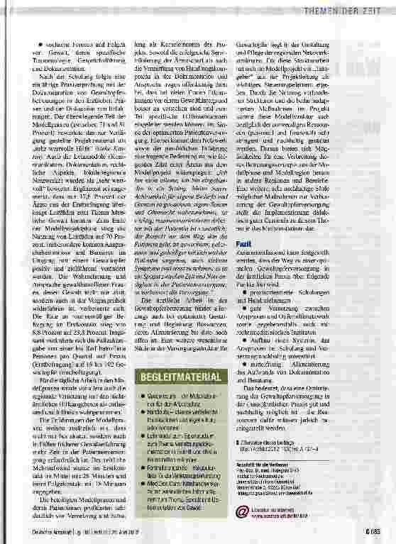 Vorschauseite 2: Die Versorgung kann verbessert werden