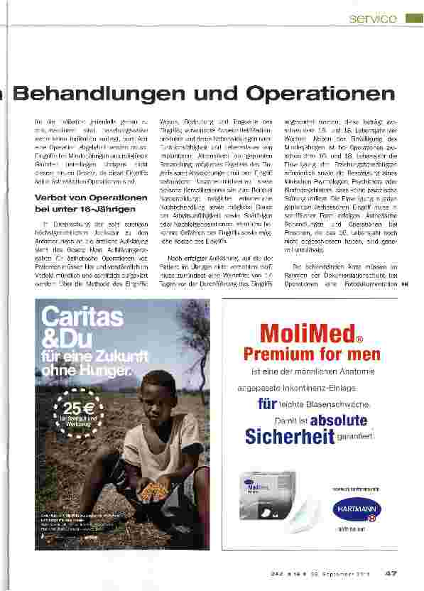 Vorschauseite 2: Durchführung von ästhetischen Behandlungen und Operationen