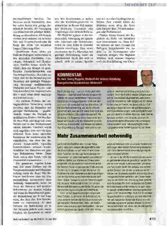 Vorschauseite 2: Defizite in der Versorgung