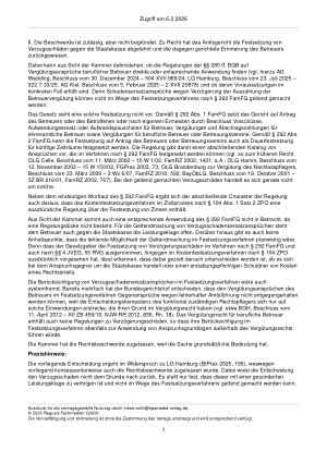 Vorschauseite 2: Zur Vergütung – § 292 Abs. 1 FamFG