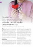 Vorschauseite 1: Betriebliches Gesundheitsmanagement sollte das Herzstück jedes Unternehmens sein.