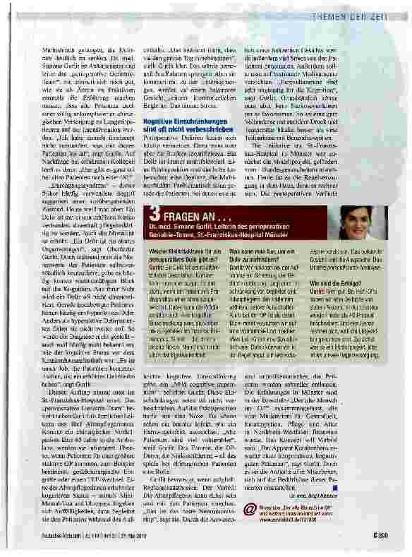 Vorschauseite 2: Der alte Patient wird zum Normalfall