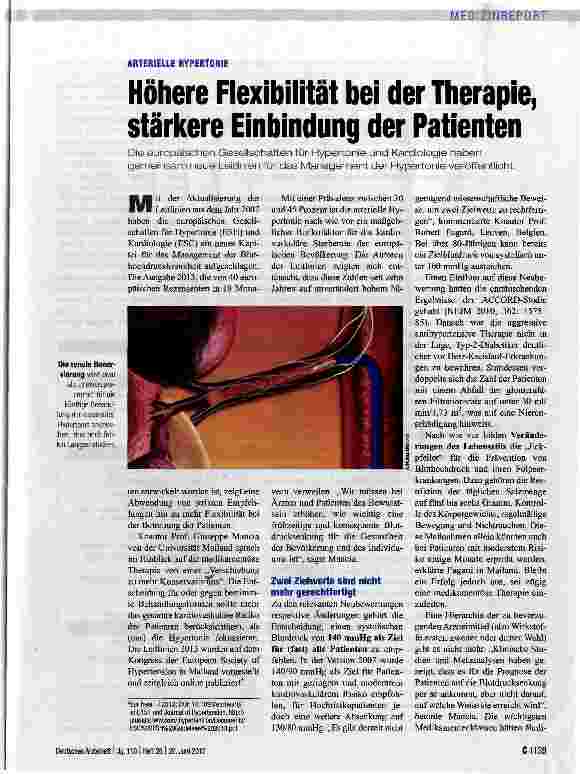 Vorschauseite 1: Höhere Flexibilität bei der Therapie, stärkere Einbindung der Patienten
