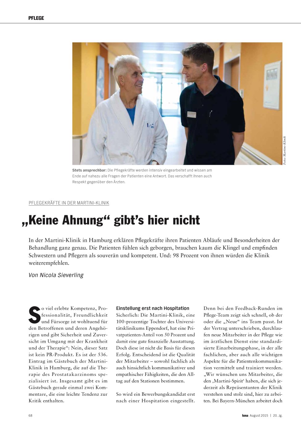 Vorschauseite 1: „Keine Ahnung“ gibt’s hier nicht