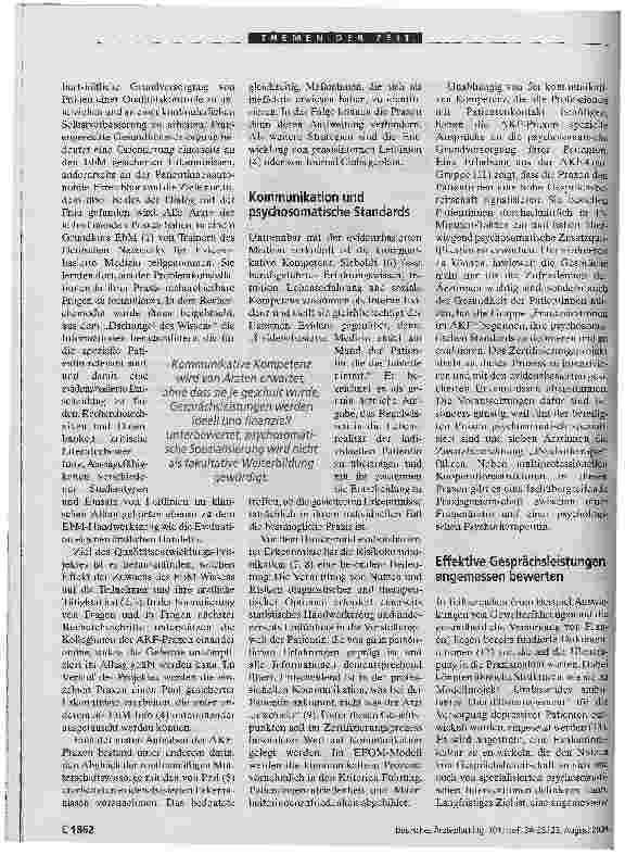 Vorschauseite 2: Praxisinterne Kommunikation