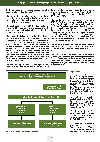 Vorschauseite 3: E-Learning im Strahlenschutz: Eine Experimentalstudie