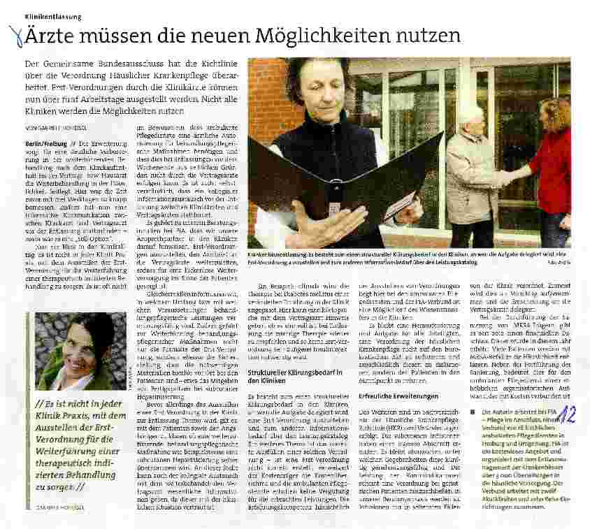 Vorschauseite 1: Ärzte müssen die neuen Möglichkeiten nutzen