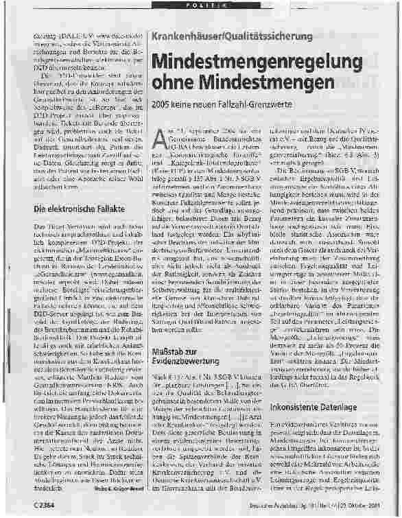 Vorschauseite 2: Erste Bausteine für eine Telematikinfrastruktur