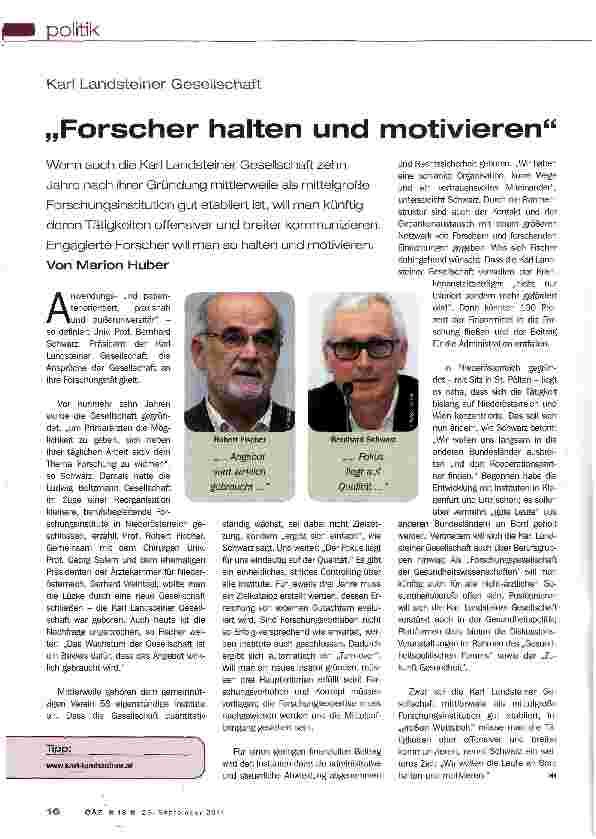Vorschauseite 1: „Forscher halten und motivieren
