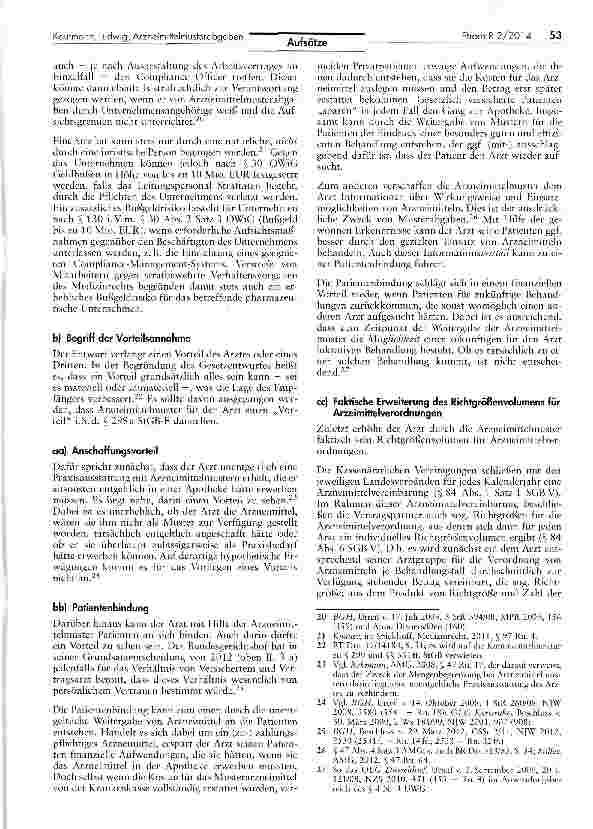 Vorschauseite 4: Strafbarkeit von Arzneimittelmusterabgaben?