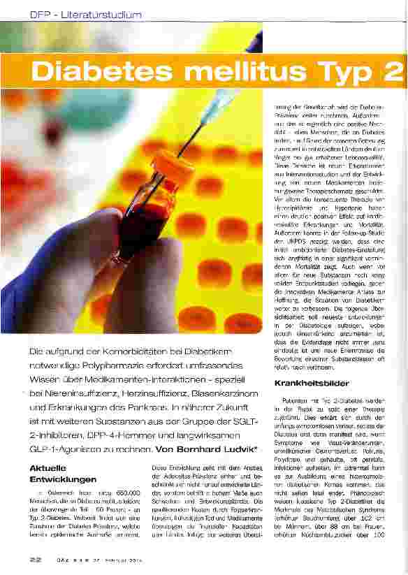 Vorschauseite 1: Diabetes mellitus Typ 2